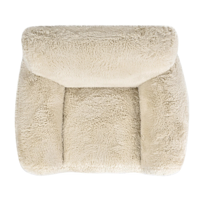 The Summit Armchair in Faux Shearling